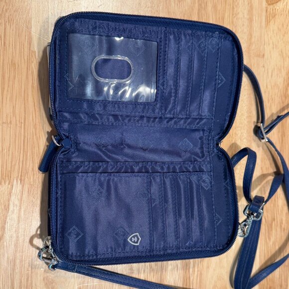 Vera Bradley RFID All in One Crossbody Bag Wallet in Santiago - Picture 11 of 13